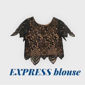 Express Cropped Blouse NWT